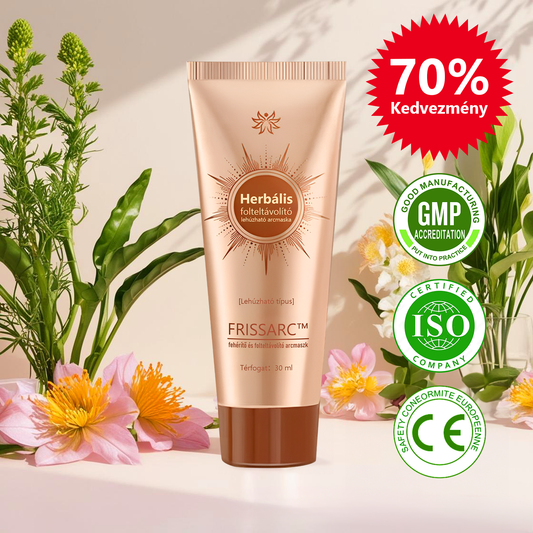✨ 𝐅𝐑𝐈𝐒𝐒𝐀𝐑𝐂™ Arcmaszk | Látható folthalványítás természetes összetevőkkel – szeplőkre, pigmentfoltokra, napkárosodásra